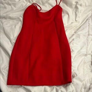 Lulus red mini dress